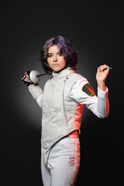 Ohio High School Junior Women's Foil 2024 champion Nadia Taylor-Osborn, a team member at the Beachwood-based Cleveland Fencing Academy, won all seven of her extended bouts on March 16 in Upper Arlington.